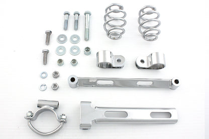V-Twin 31-4043 Rigid Solo Seat Spring Mount Kit with 3-Inch Coil Springs