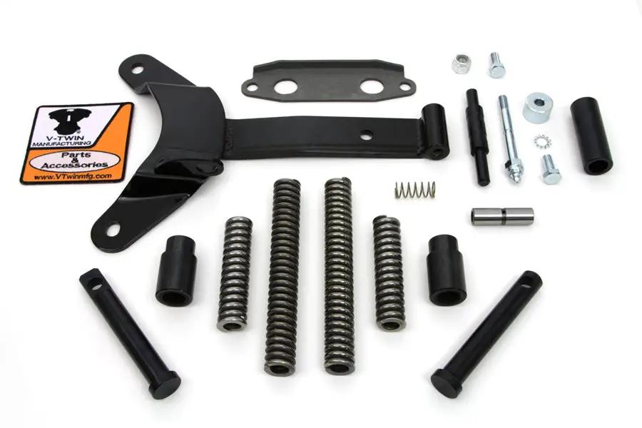 V-Twin Solo Seat Mount Kit for Harley Davidson XL Models with Seat Plunger and Pivot Bolt by V-Twin