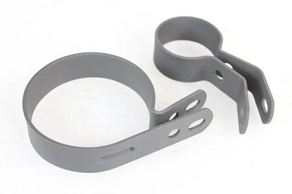 V-Twin Parkerized Muffler Clamp Set for Harley Davidson FL 1941-1950 by V-Twin