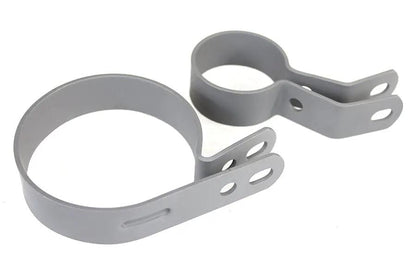V-Twin Parkerized Muffler Clamp Set for Harley Davidson FL 1941-1950 by V-Twin