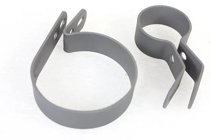 V-Twin Parkerized Muffler Clamp Set for Harley Davidson FL 1941-1950 by V-Twin