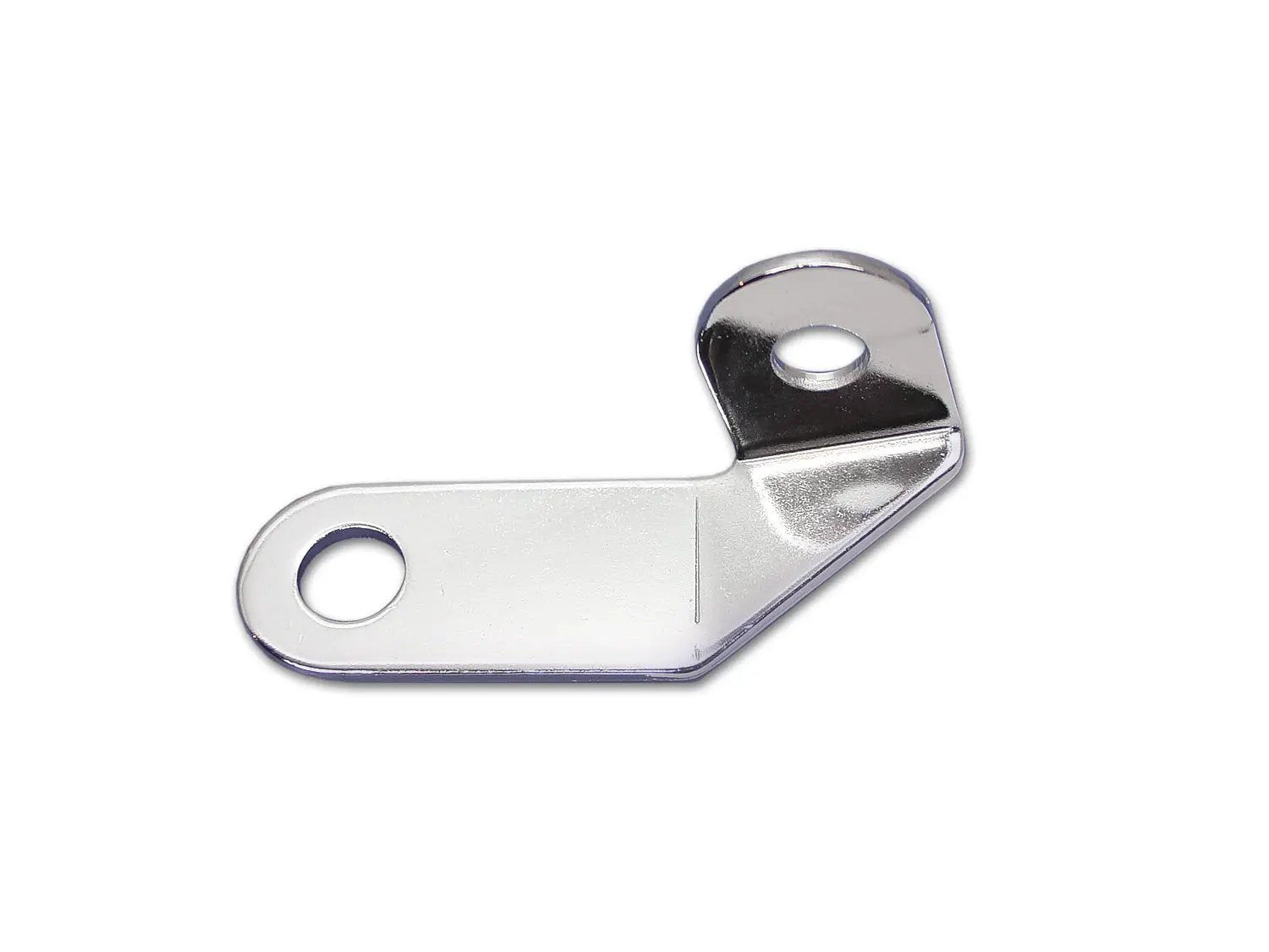 Paughco Chrome Carburetor Choke Cable Bracket for Harley Davidson FL Models (1966-1972) by Paughco