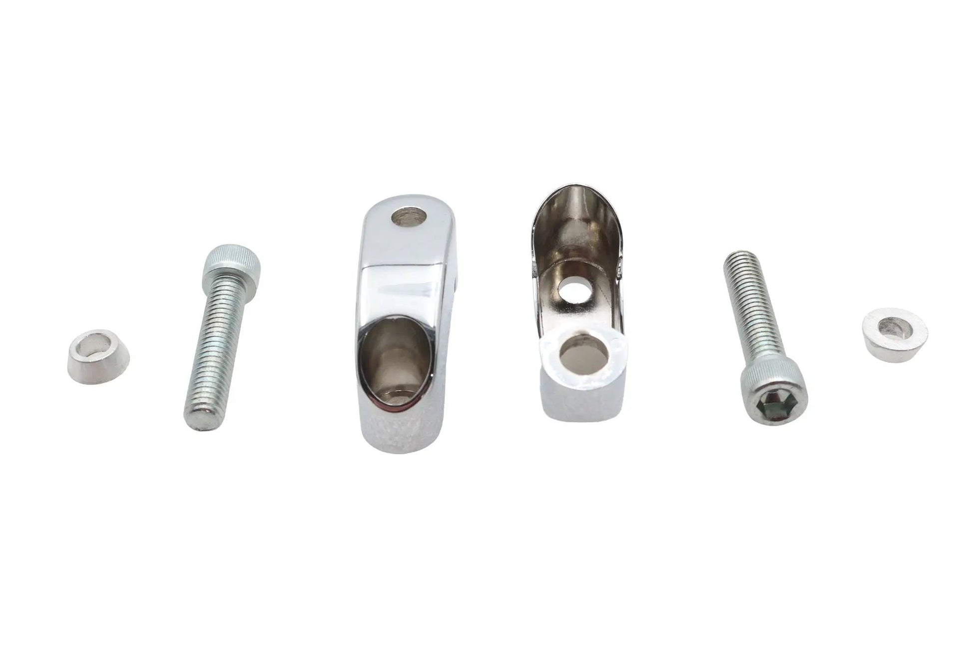 V-Twin Turn Signal Mount Set Chrome Part 77098 for Custom Turn Signals with 8mm Studs by V-Twin