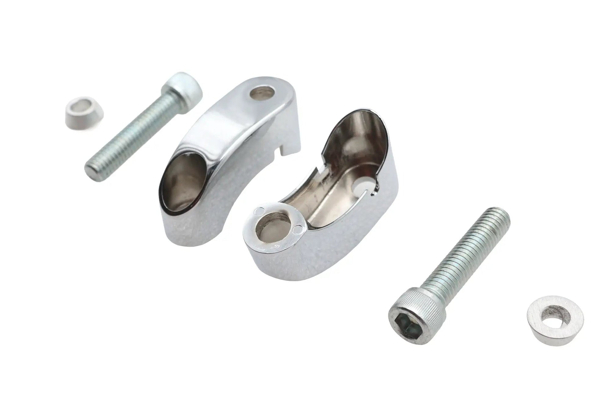 V-Twin Turn Signal Mount Set Chrome Part 77098 for Custom Turn Signals with 8mm Studs by V-Twin