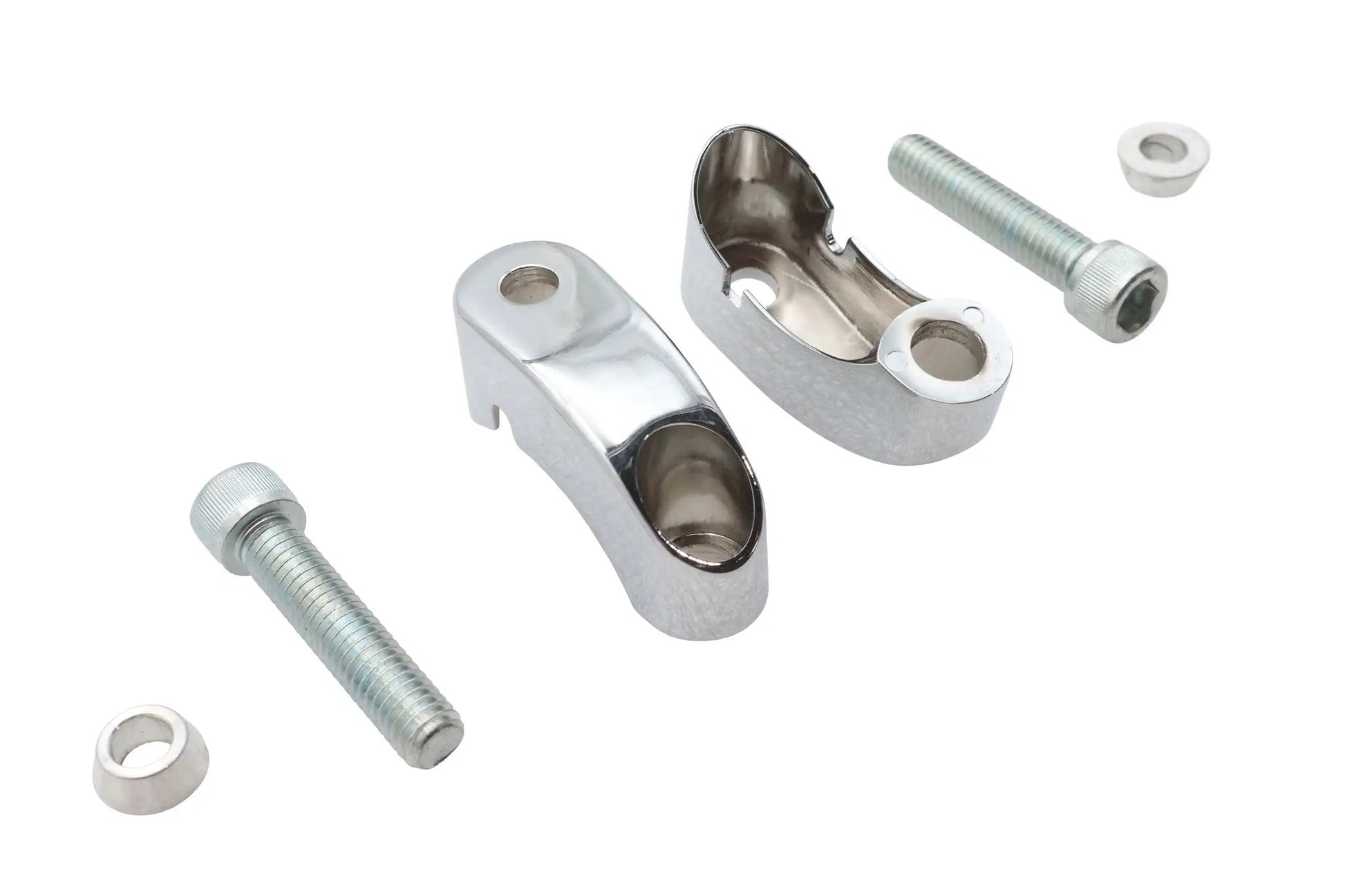 V-Twin Turn Signal Mount Set Chrome Part 77098 for Custom Turn Signals with 8mm Studs by V-Twin
