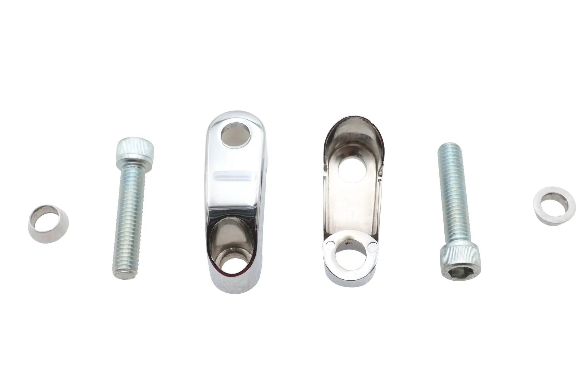 V-Twin Turn Signal Mount Set Chrome for Custom Turn Signals - Part #77098A by V-Twin