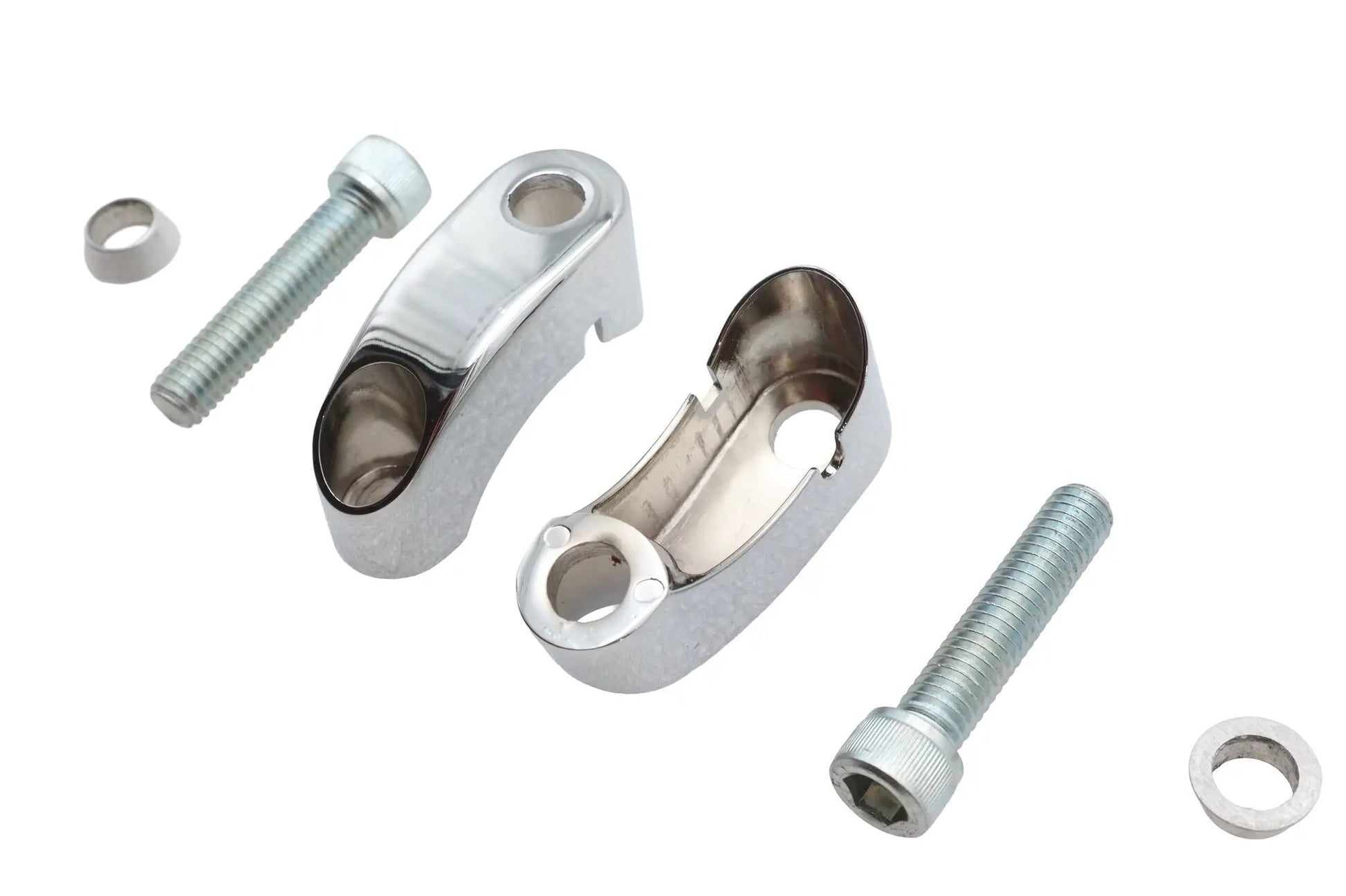 V-Twin Turn Signal Mount Set Chrome for Custom Turn Signals - Part #77098A by V-Twin