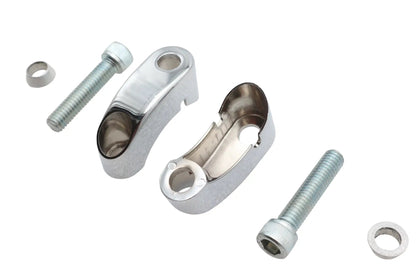 V-Twin Turn Signal Mount Set Chrome for Custom Turn Signals - Part #77098A by V-Twin