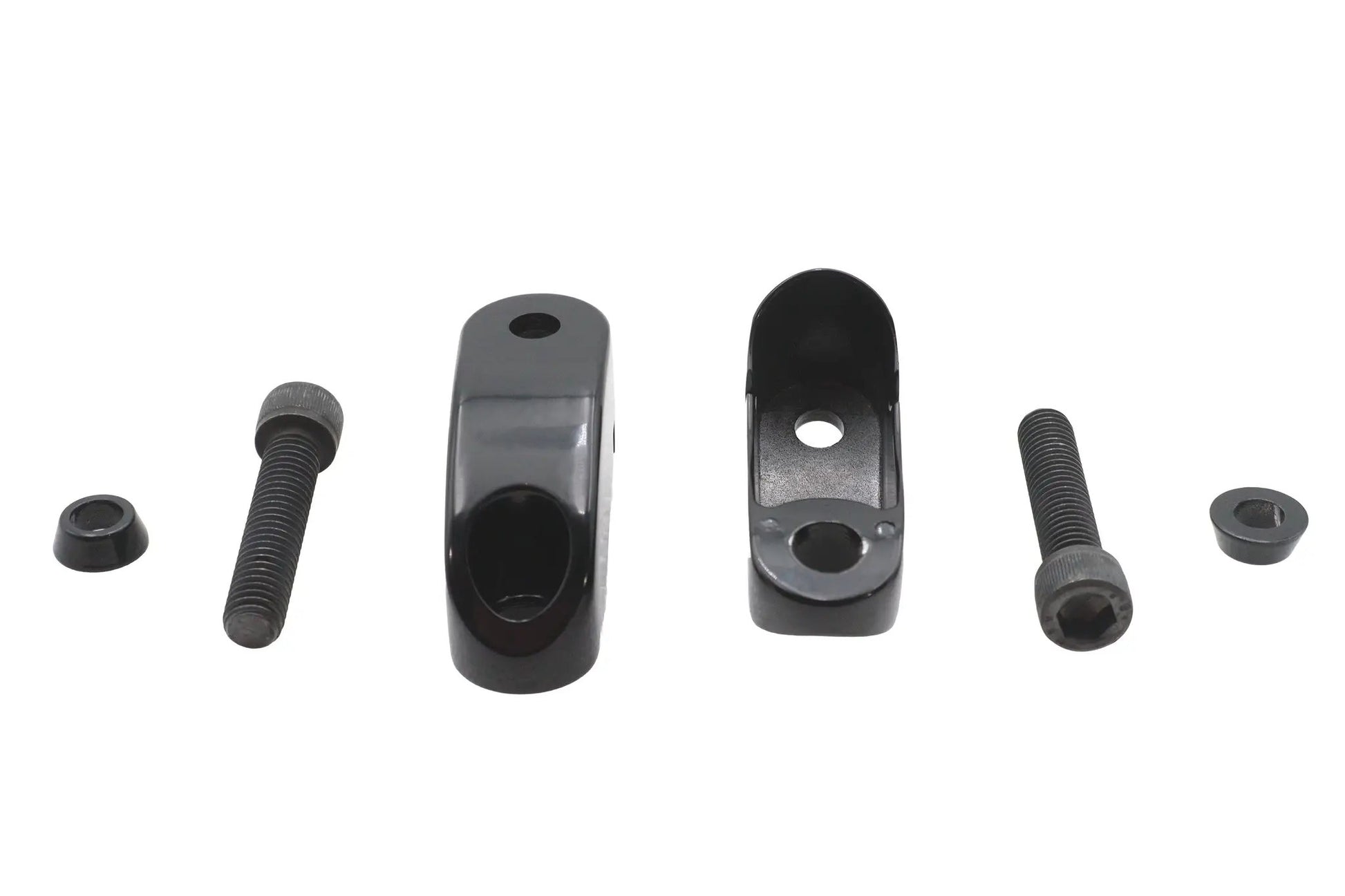 V-Twin Part 77097B Black Turn Signal Mount Set for Custom 8mm Signal Studs by V-Twin