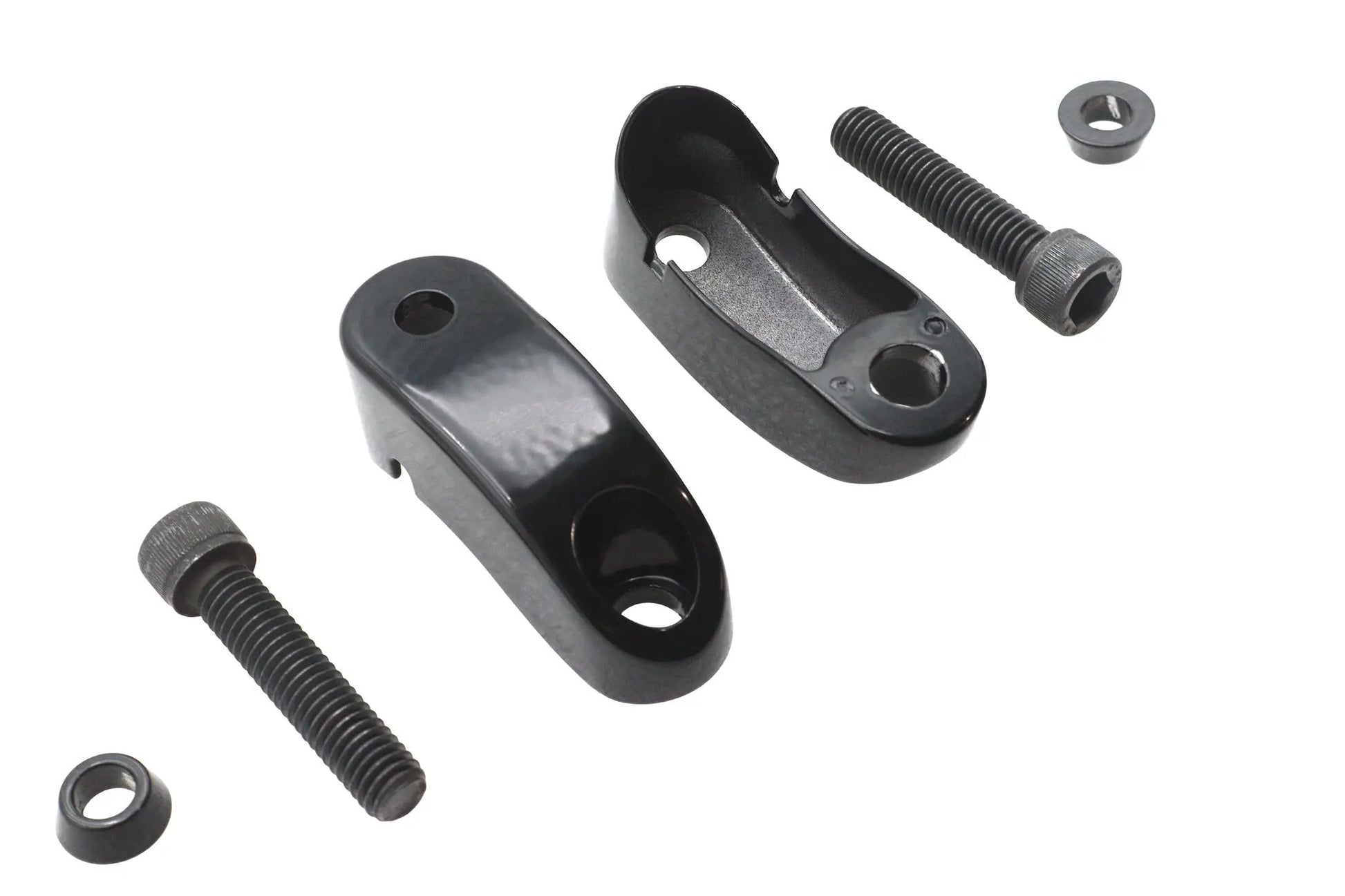 V-Twin Part 77097B Black Turn Signal Mount Set for Custom 8mm Signal Studs by V-Twin