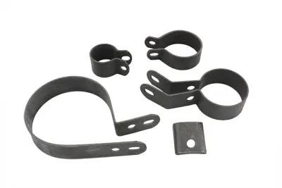 V-Twin Parkerized Exhaust Clamp Kit (Part Number 64216P) for Harley Davidson UL Models by V-Twin