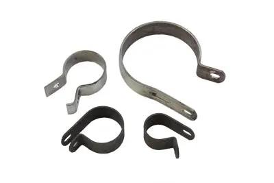V-Twin Parkerized Exhaust Clamp Kit for Harley Davidson FL Models by V-Twin