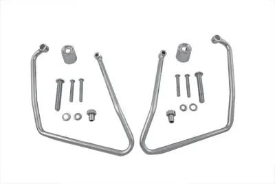 V-Twin Chrome Saddlebag Support Set for Harley Davidson XL Models - Part 77-0045NU by V-Twin