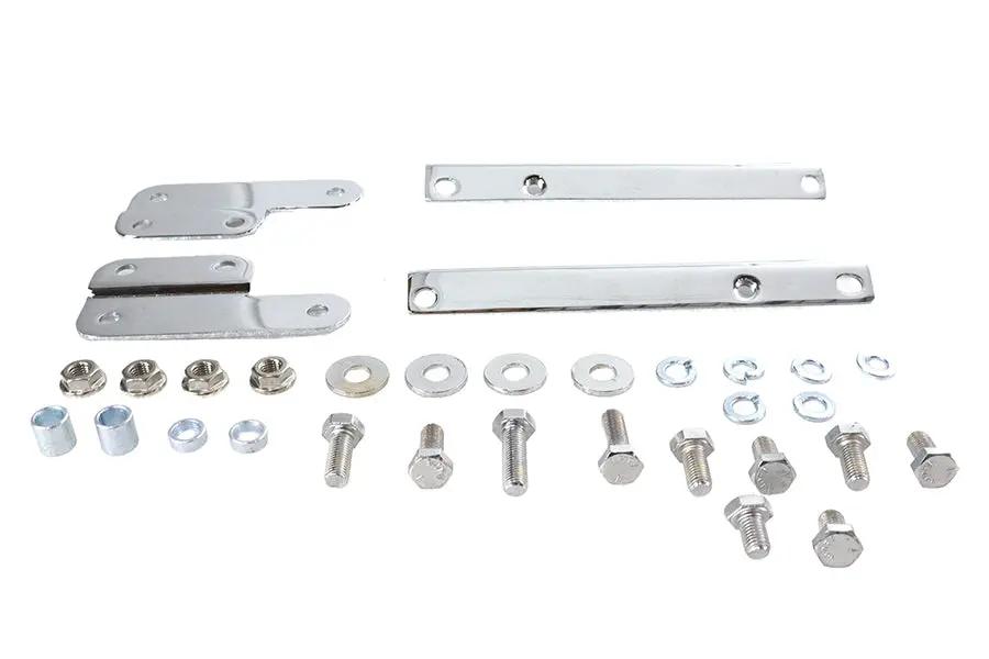 National Cycle Chrome Windshield Mount Kit for Harley Davidson FL 1949-1958 by National Cycle