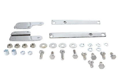 National Cycle Chrome Windshield Mount Kit for Harley Davidson FL 1949-1958 by National Cycle