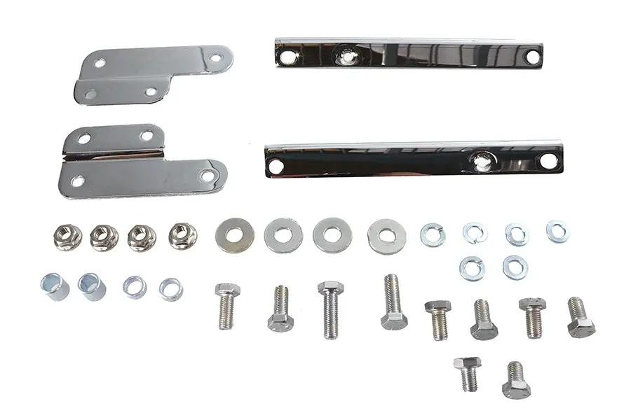 National Cycle Chrome Windshield Mount Kit for Harley Davidson FL 1949-1958 by National Cycle