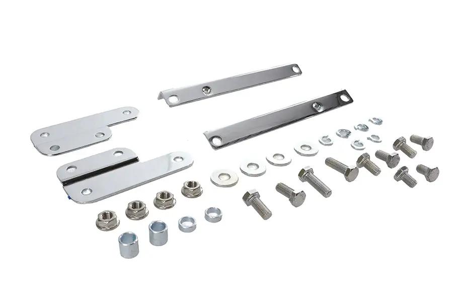National Cycle Chrome Windshield Mount Kit for Harley Davidson FL 1949-1958 by National Cycle