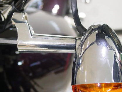 V-Twin Front Turn Signal Relocation Kit Chrome for Harley Davidson XL (Part No. 20-0393K) by V-Twin
