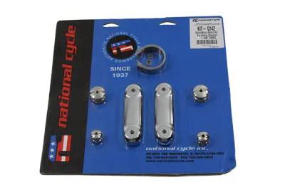 National Cycle Switchblade Windshield Mounting System for 41mm Wide Glide - Model KIT-Q142 by National Cycle