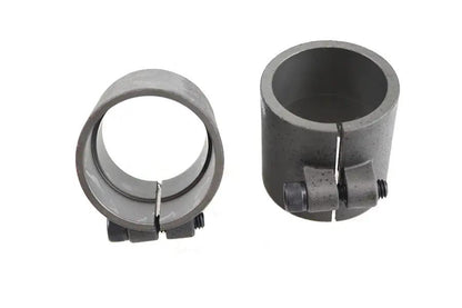 Parkerized 1-3/4 inch Seamless Exhaust Clamp Set by V-Twin