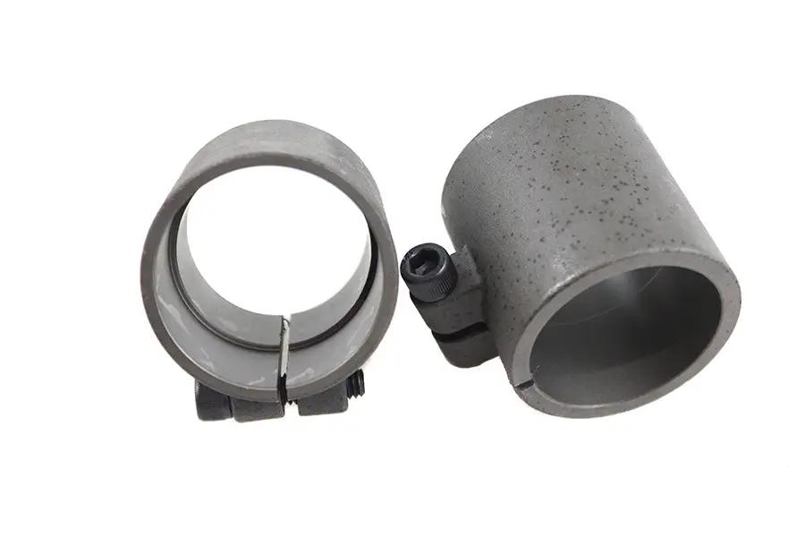 Parkerized 1-3/4 inch Seamless Exhaust Clamp Set by V-Twin