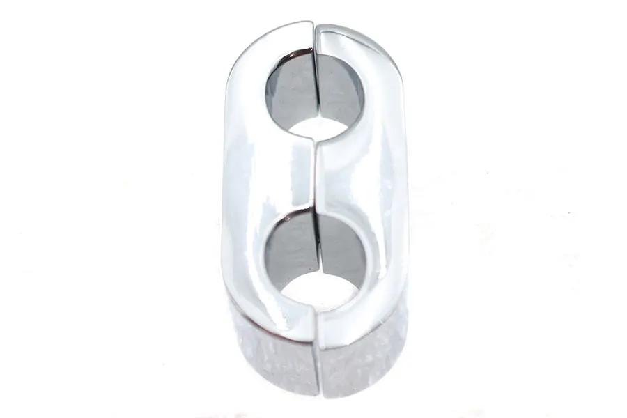 V-Twin Chrome Dual Throttle Cable Separator Clamp Part 061090 by V-Twin