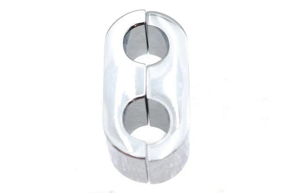 V-Twin Chrome Dual Throttle Cable Separator Clamp Part 061090 by V-Twin