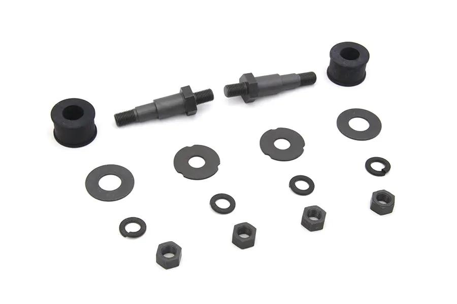 Colony Parkerized Front Fork Shock Absorber Upper Mount Kit for Harley Davidson W & FL Models by Colony