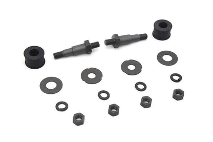 Colony Parkerized Front Fork Shock Absorber Upper Mount Kit for Harley Davidson W & FL Models by Colony