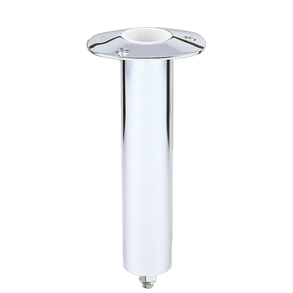 Lee's Tackle RH5167V Stainless Steel Swivel Base Rod Holder - Medium, 2-inch OD x 6.5-inch Tube for Bent and Straight Bats