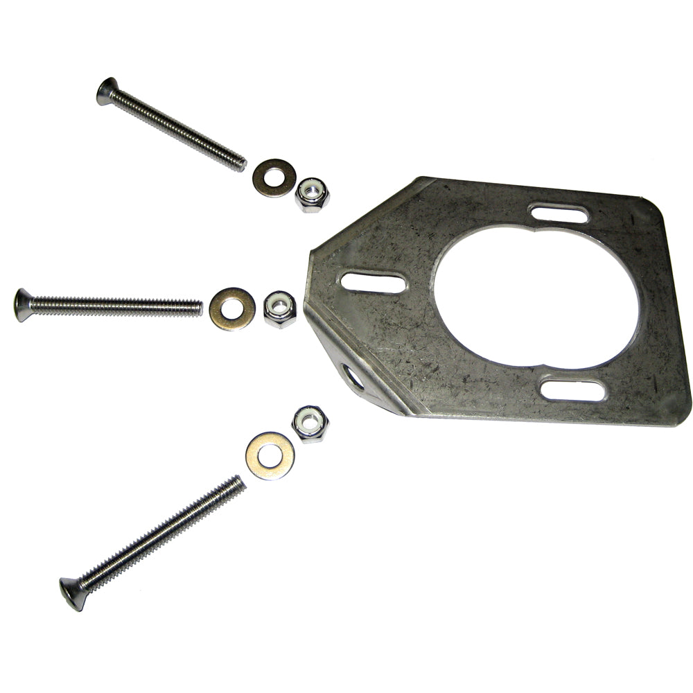 Lee's Tackle RH5930 Stainless Steel Backing Plate for Heavy Rod Holders