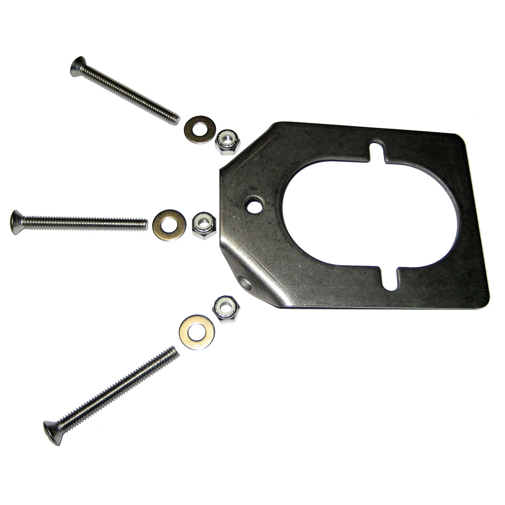 Lee's Tackle RH5931 Stainless Steel Backing Plate for Medium Rod Holders