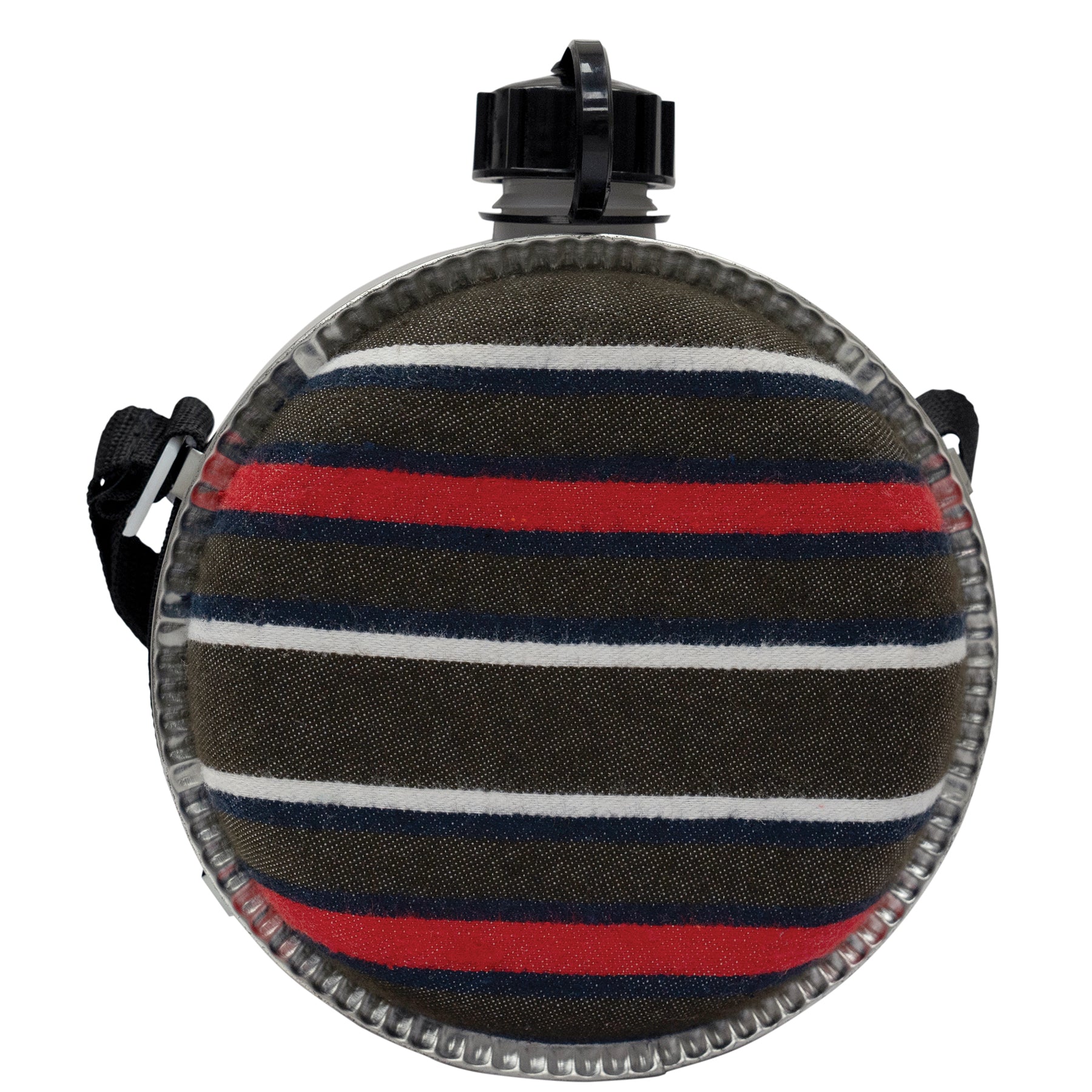 Rothco 2 Quart Striped Desert Canteen - Durable BPA-Free Outdoor Hydration
