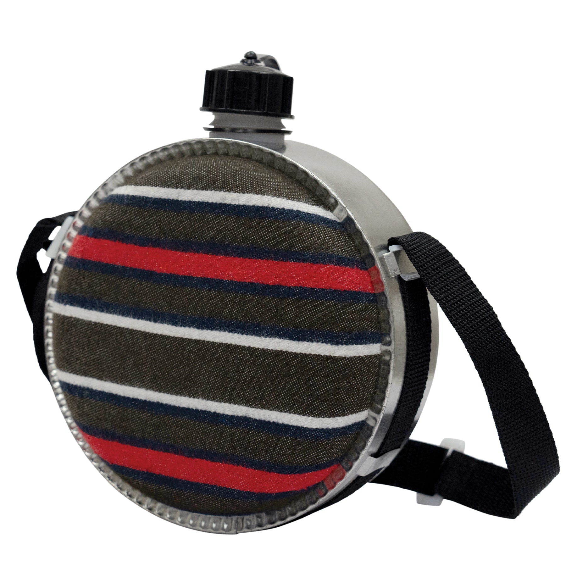 Rothco 2 Quart Striped Desert Canteen - Durable BPA-Free Outdoor Hydration