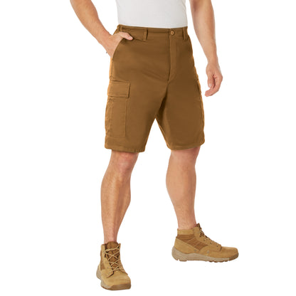 Rothco Tactical BDU Shorts Size Large in Work Brown – Durable Military-Style Cargo Shorts