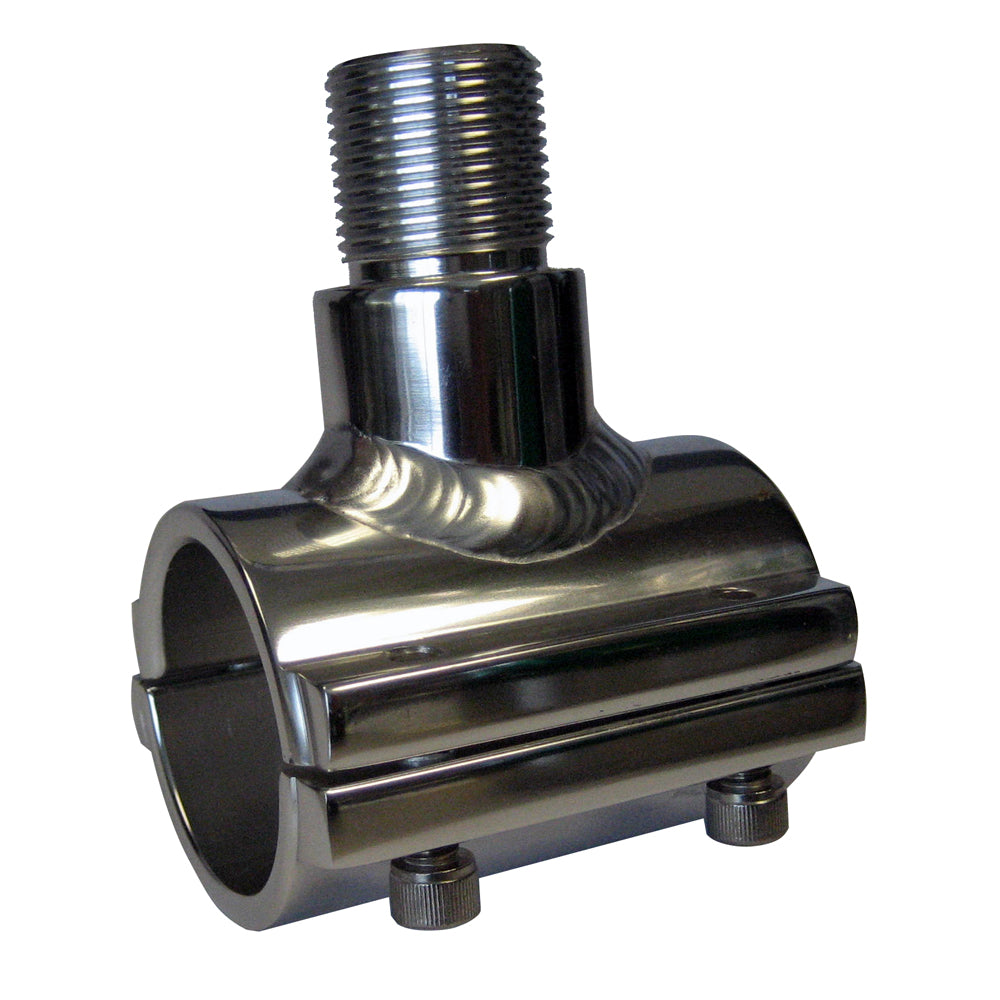 Lee's Tackle Clamp-On Antenna Mount for 1.315-inch Pipe - Heavy Duty Marine-Grade Aluminum Bracket