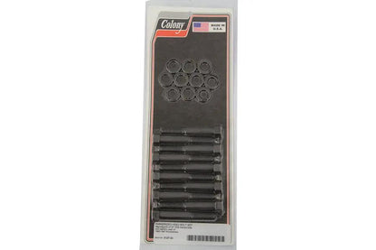 Colony Parkerized Headbolt Kit for Harley Davidson FL (1940-1947) by Colony