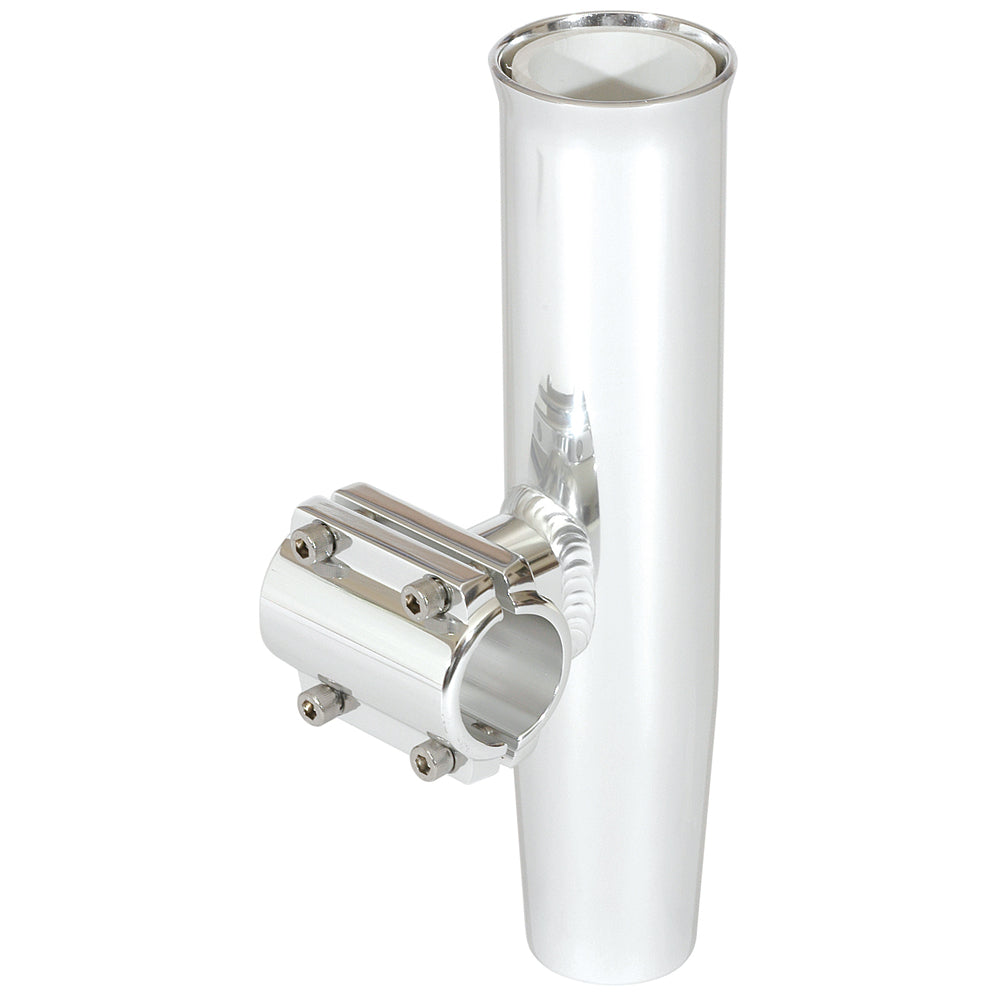Lee's Tackle RA5202SL Clamp-On Aluminum Rod Holder, Silver, Horizontal Mount for 1.315-Inch O.D. Pipe