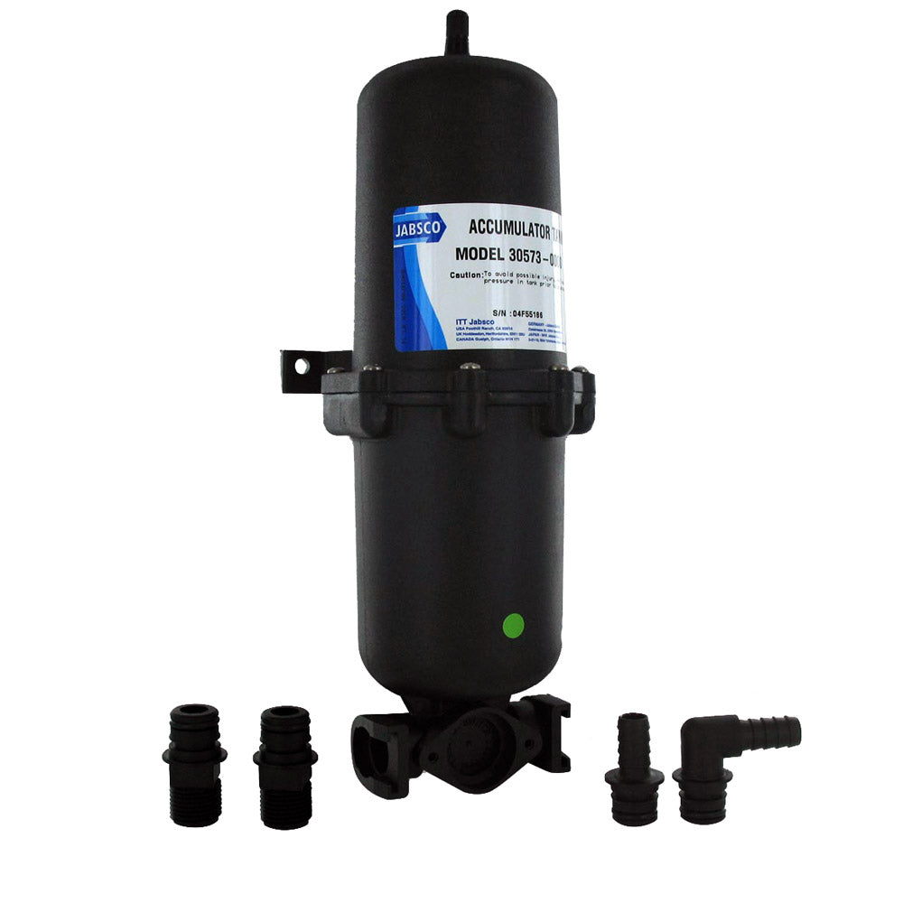 Jabsco 1L Accumulator Tank with Internal Bladder for Pump Systems