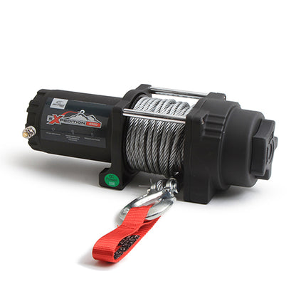 All Balls Racing Expedition Winch 4500lb with 4-Bolt Steel Cable and Roller Fairlead (Part #431-01025)