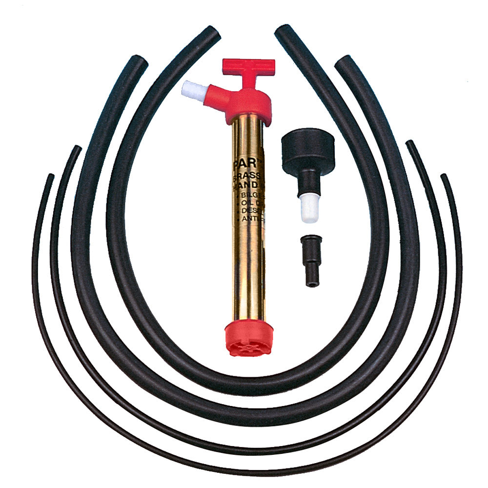 Jabsco Handy Boy Utility Pump - Versatile Brass Hand Pump for Oil and Fluid Transfer