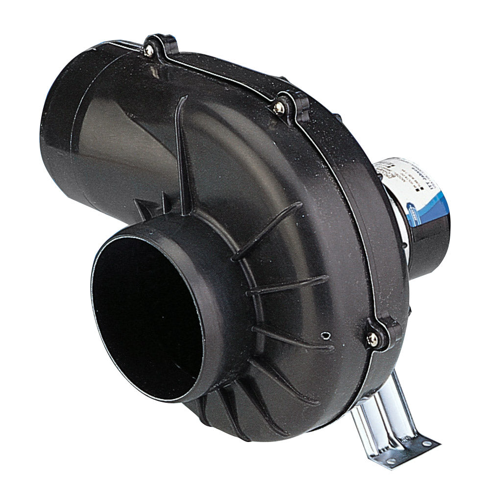 Jabsco 4-Inch 250 CFM Flexmount Marine Blower - 12V DC with Reinforced Plastic Housing