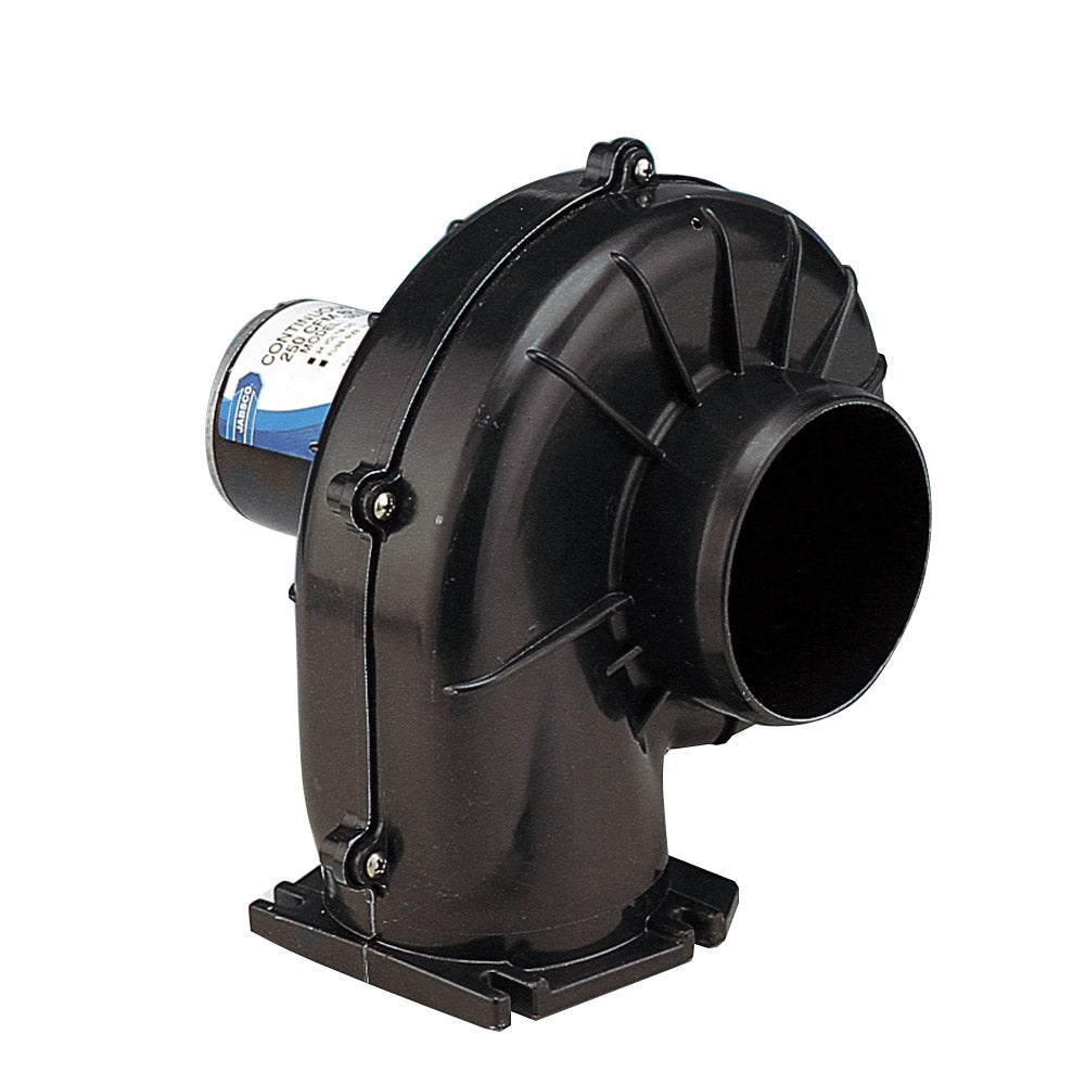 Jabsco 4-Inch Flangemount Heavy Duty Blower - 250 CFM, 12V