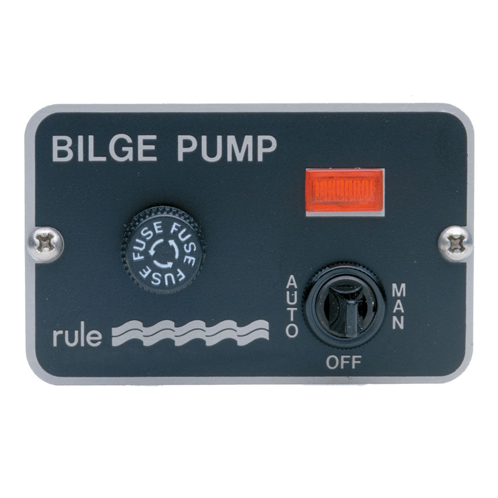 Rule Deluxe 3-Way Panel Lighted Switch for Pump Control