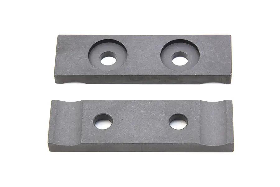 Colony Parkerized Oil Tank Mounting Plates for Harley Davidson XLCH and KR Models by Colony