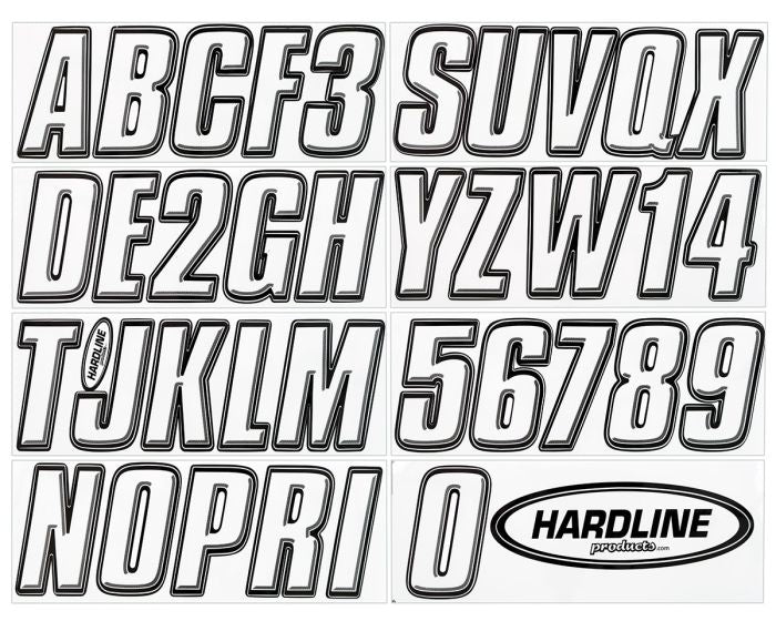 HARDLINE Factory Matched Series 800 White Registration Kits (Part Number WHBLK800)