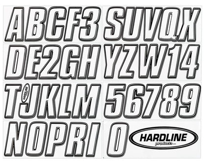 HARDLINE Factory Matched Series 800 White Registration Kits (Part Number WHBLK800)