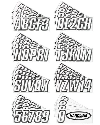 HARDLINE Factory Matched Series 800 White Registration Kits (Part Number WHBLK800)