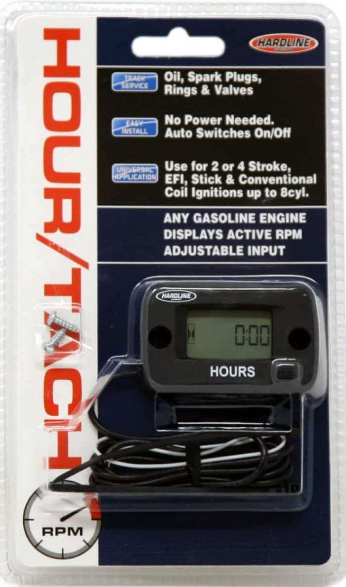 HARDLINE HR-8062-2 Hour and Tachometer for Up to 8 Cylinders