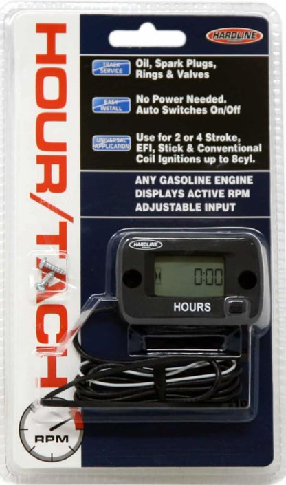 HARDLINE HR-8062-2 Hour and Tachometer for Up to 8 Cylinders